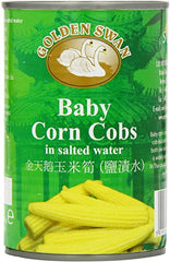 Golden Swan Baby Corn Cobs (In Salted Water) 425g
