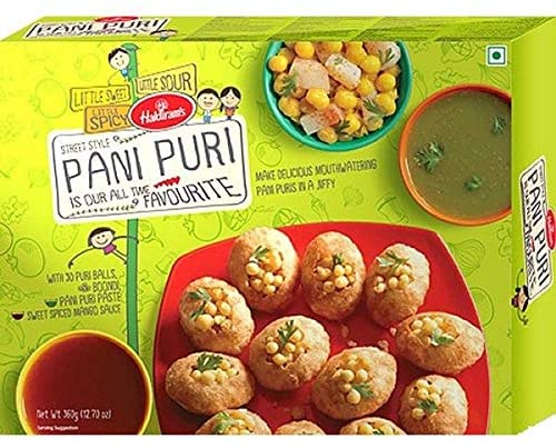 Haldiram's ReadyMade Pani Puri Box 360g