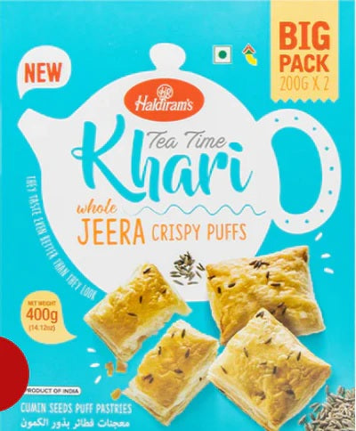 Haldiram's Khari Whole Jeera Crispy Puffs 400G