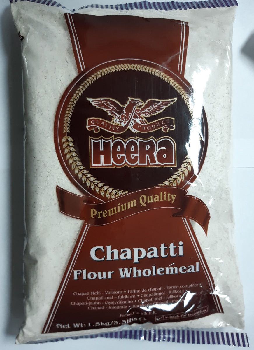 Heera Chapatti Flour Wholemeal 1.5KG