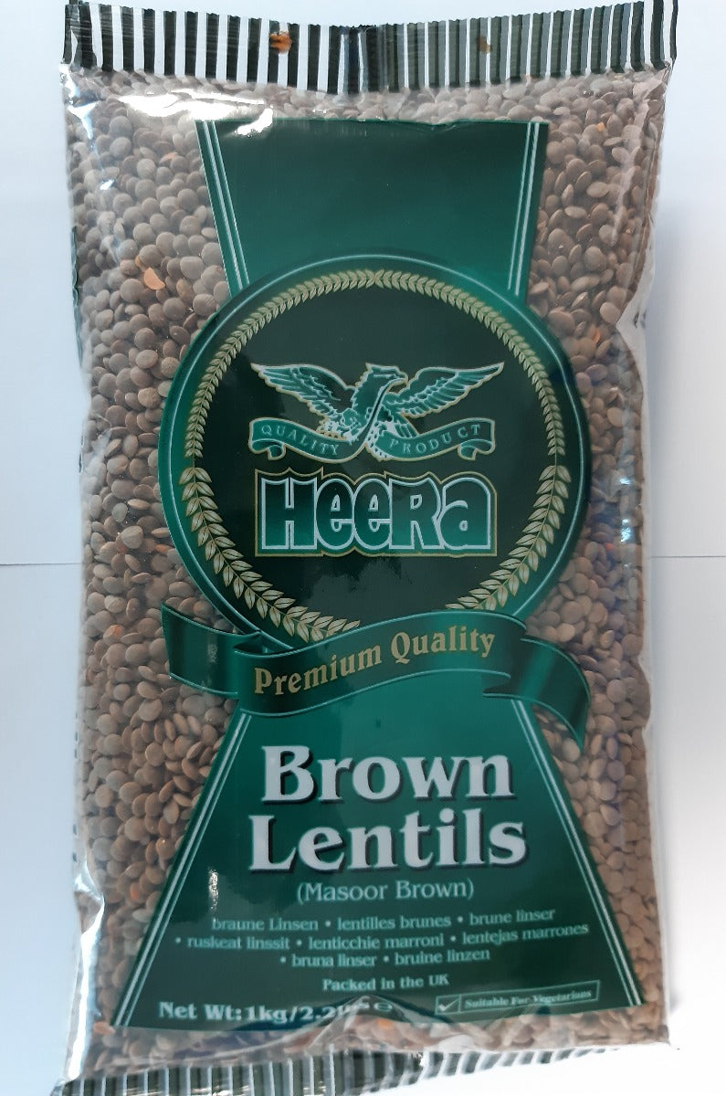 Heera Brown Lentils 1KG