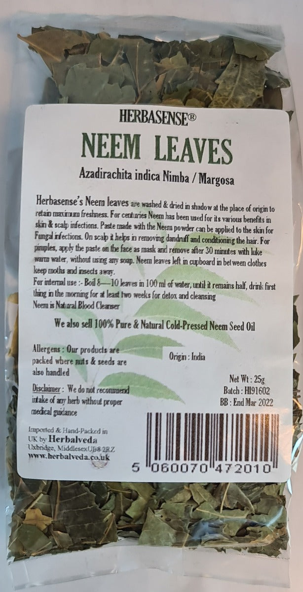 Herbasense Neem Leaves 25g