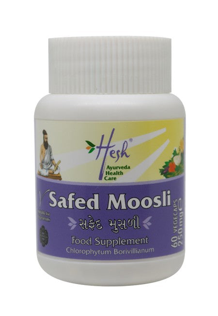 Hesh Safed Moosli Extract 60 vegecaps (250mge)