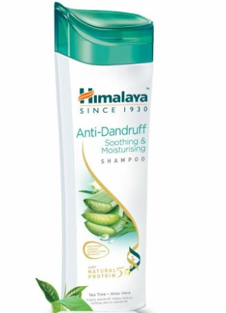 Himalaya Anti-Dandruff Soothing & Moisturising Shampoo with Natural Protein 5 (Tea Tree + Aloe Vera) 400ml