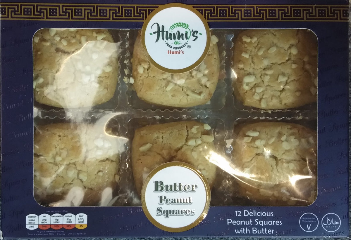 Humi's Butter Peanut Squares 12 Pieces