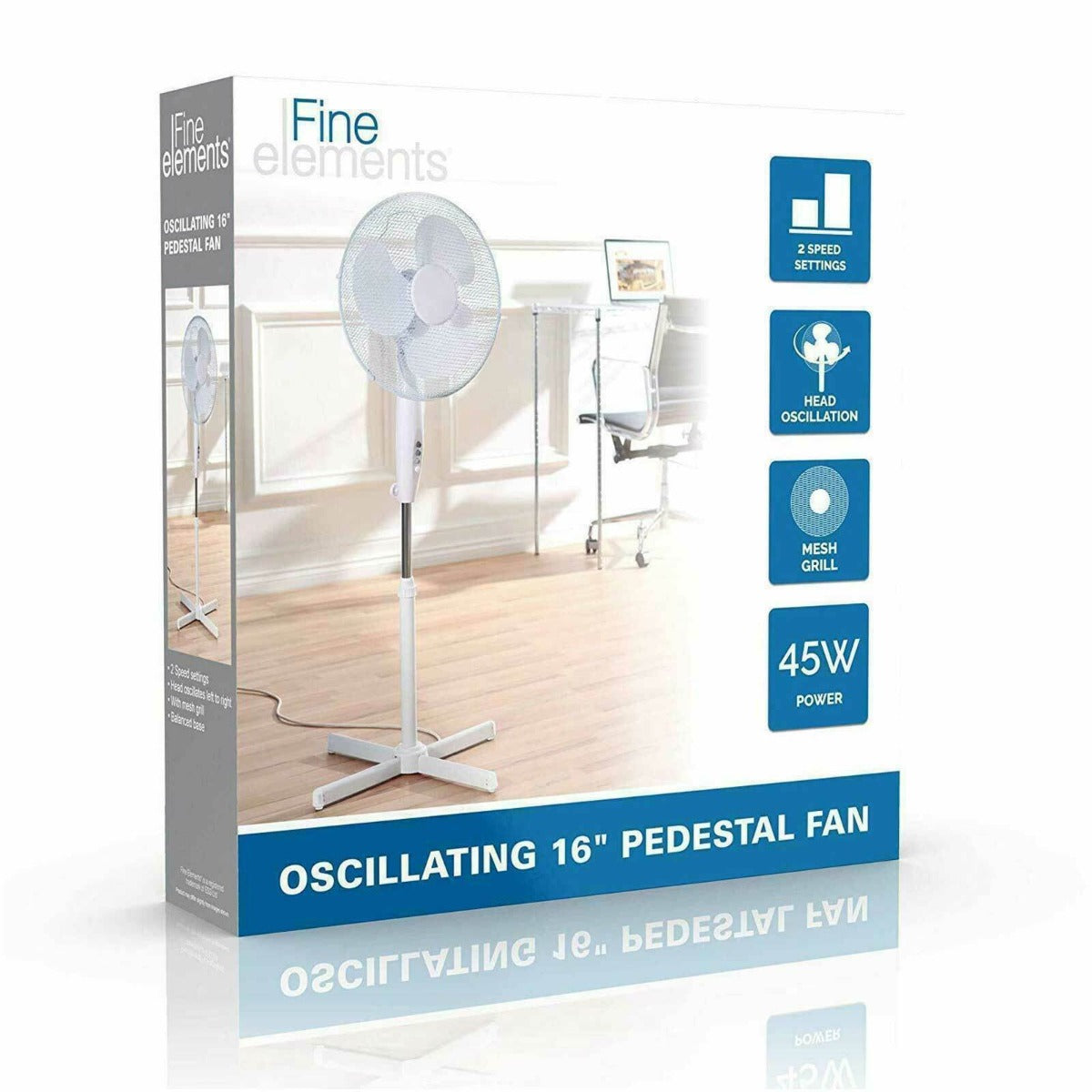 I-fine Oscillating 16'' Pedestal Fan