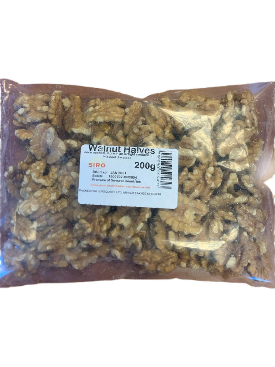 Siro Walnut Halves 200g