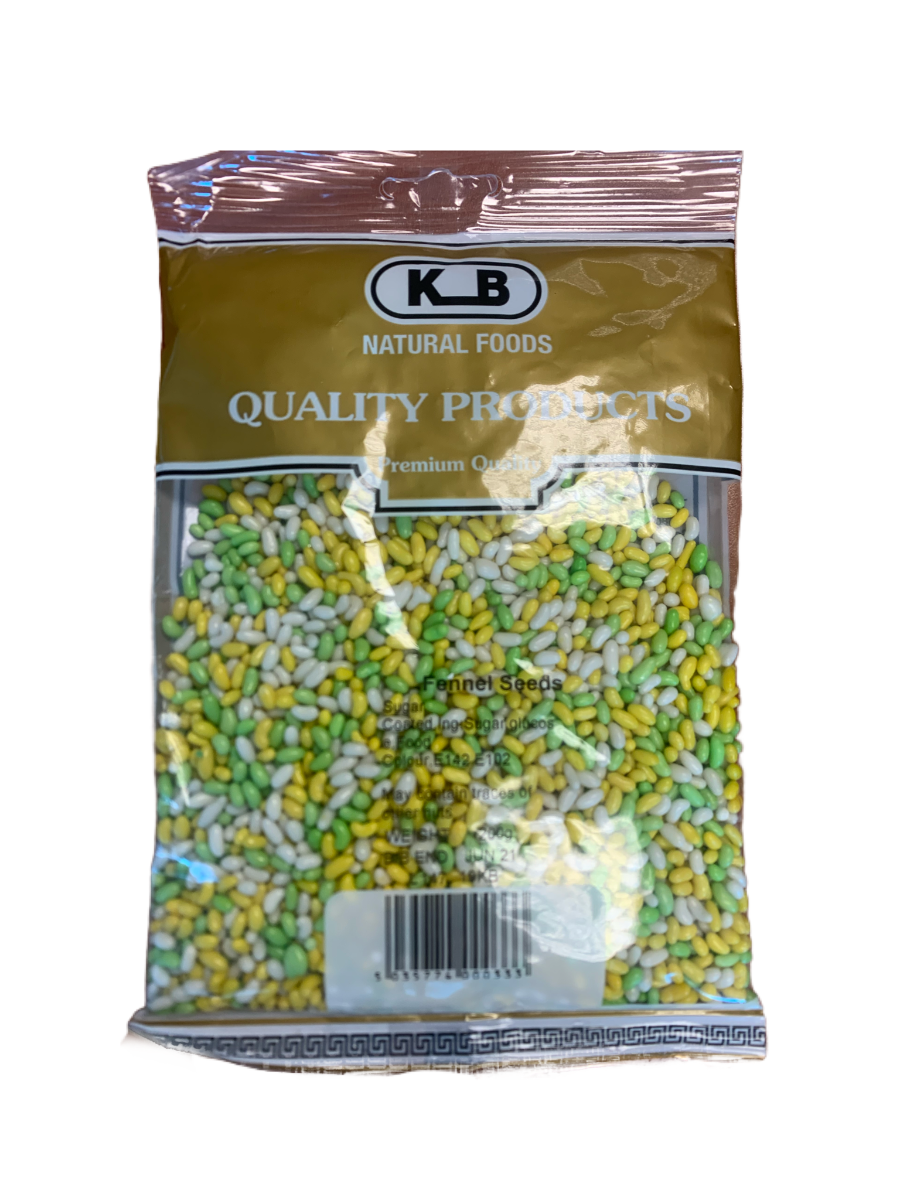 KB Fennel Seeds Sugar Coated 200g