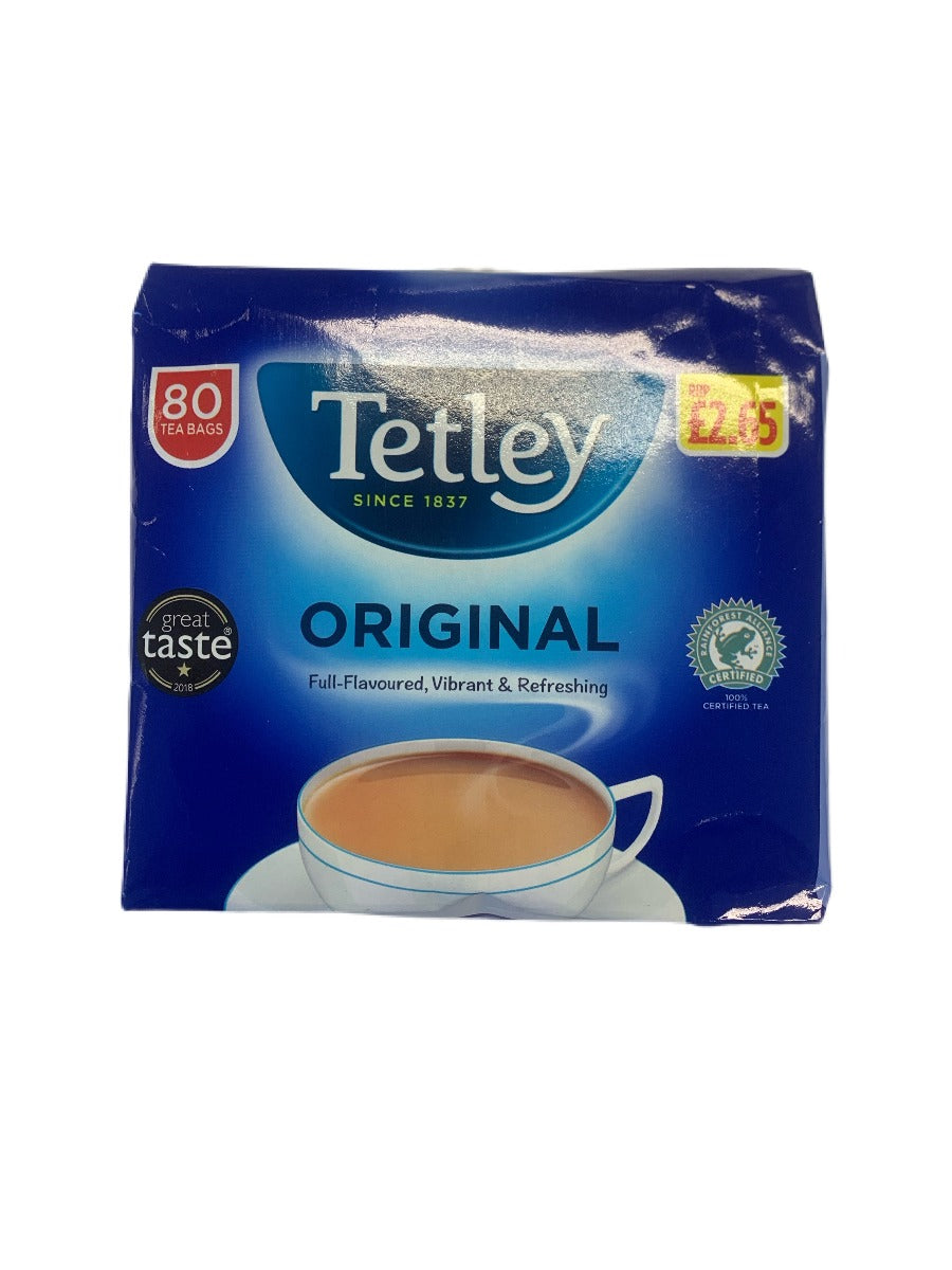 Tetley 80 Tea Bags 250g