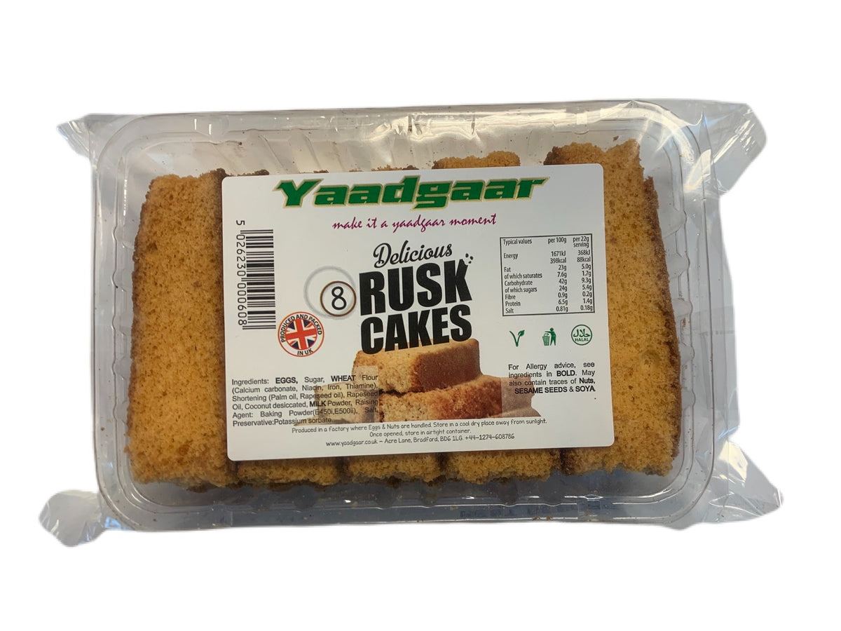 Yaadgaar Rusk Cakes 8pcs