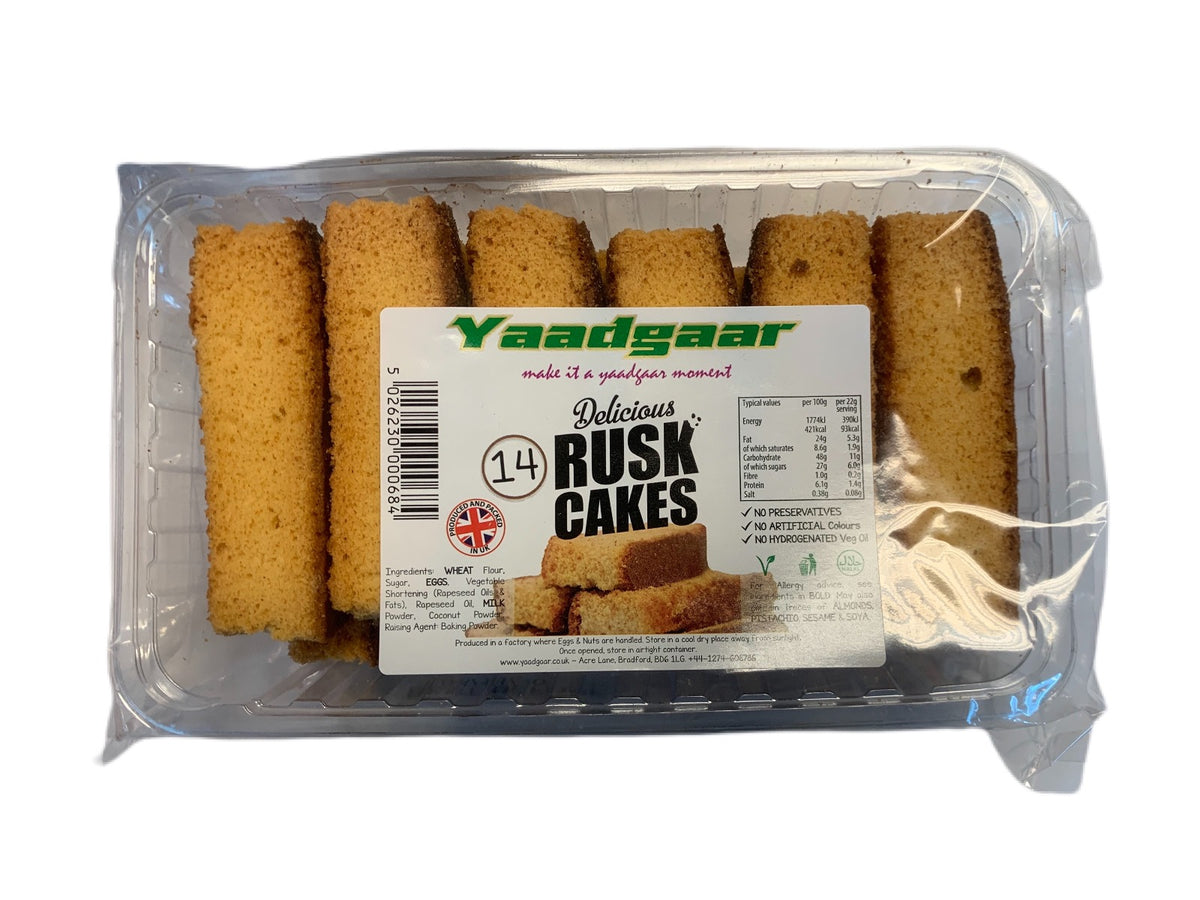 Yaadgaar Rusk Cakes 14pcs