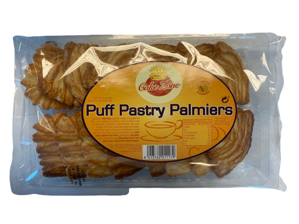 Cake Zone Puff Pastry Palmiers 225g