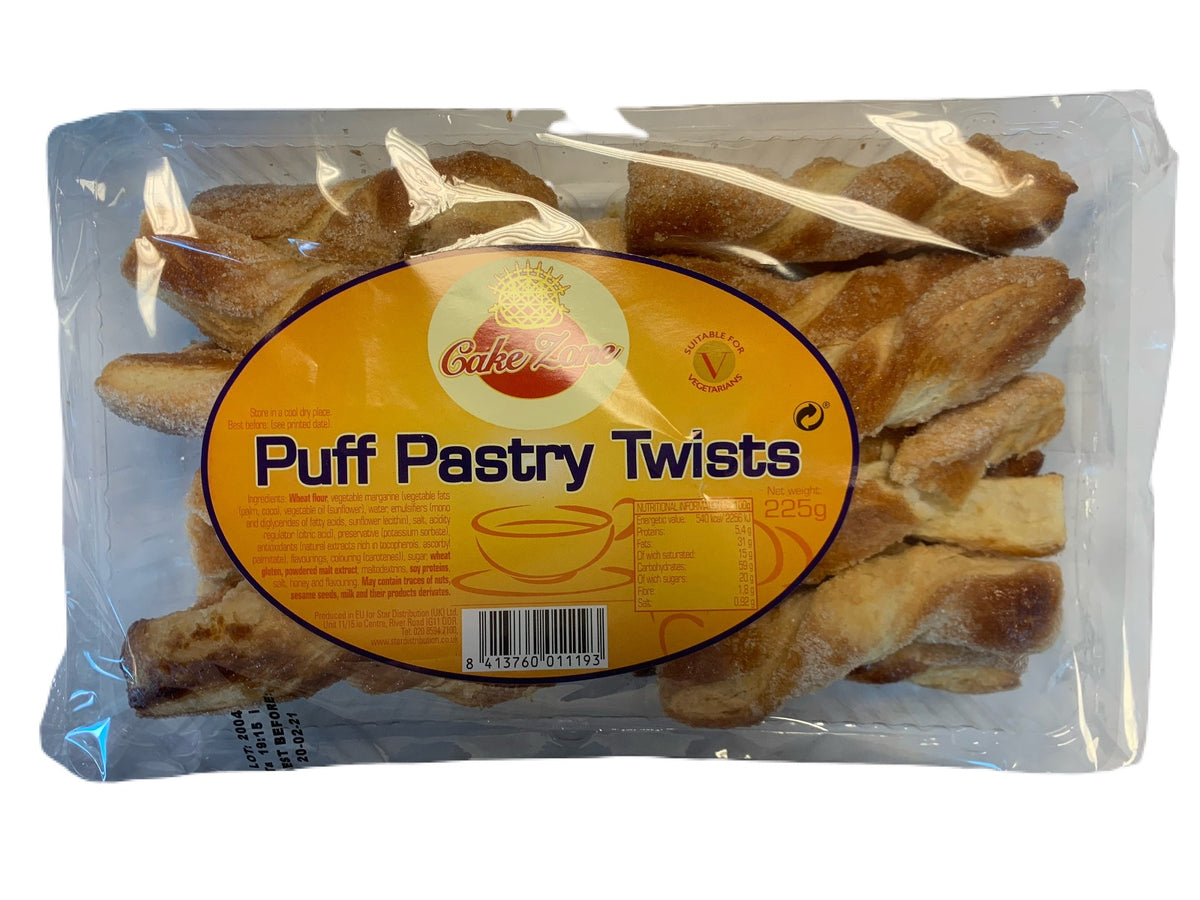 Cake Zone Puff Pastry Twists 225g