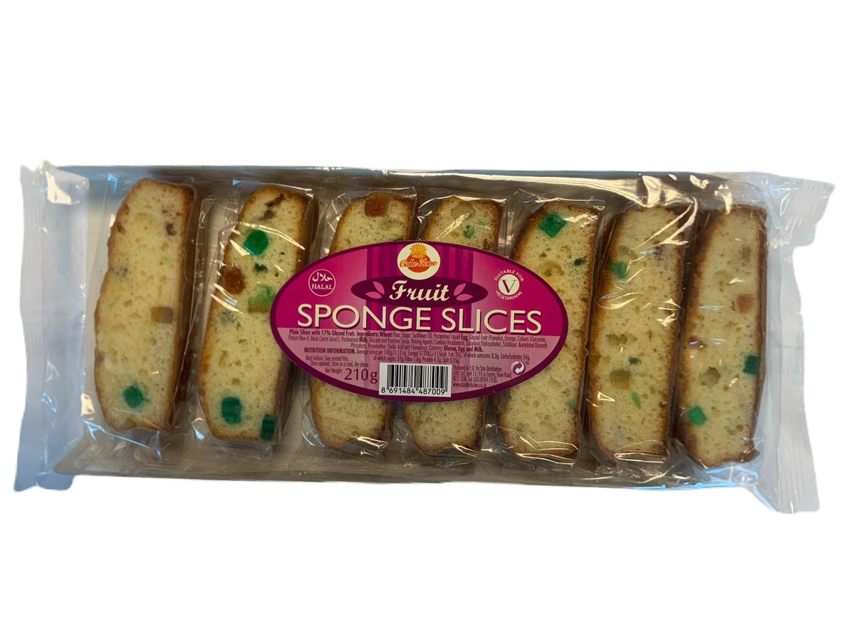 Cake Zone Fruit Sponge Slices 210g