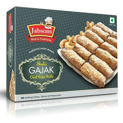 Jabsons Shahi Gajak (Gud Kaju Rolls) 350g