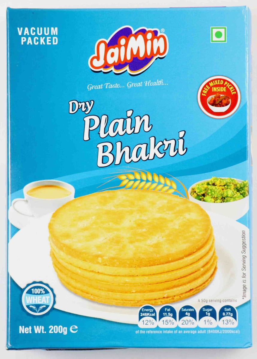 Jaimin Dry Plain Bhakri 200g