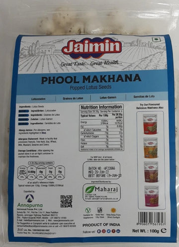 Jaimin Phool Makhana 100G