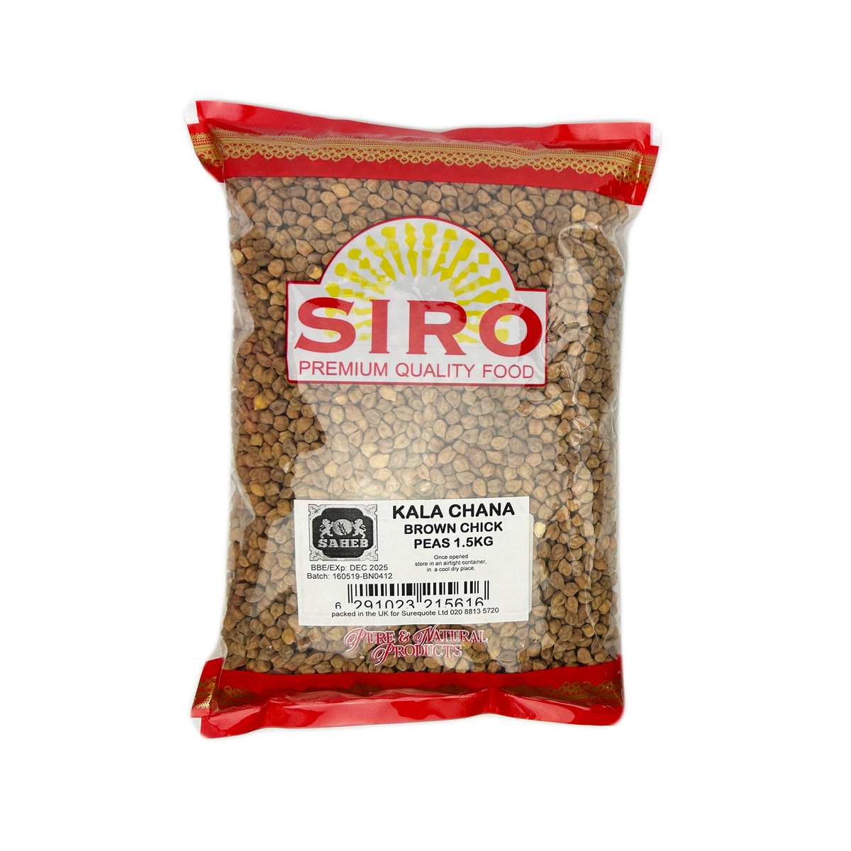 Siro Kala Chana (Black Chickpeas) 1.5Kg