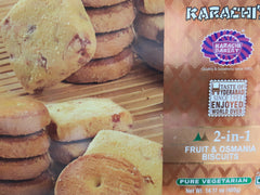 Karachi Bakery 2-in-1 Fruit & Osmania Biscuits 400G