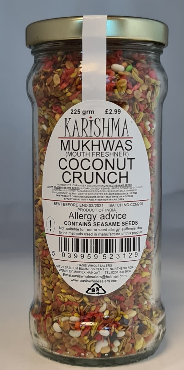Karishma Mukhwas Coconut Crunch 225g