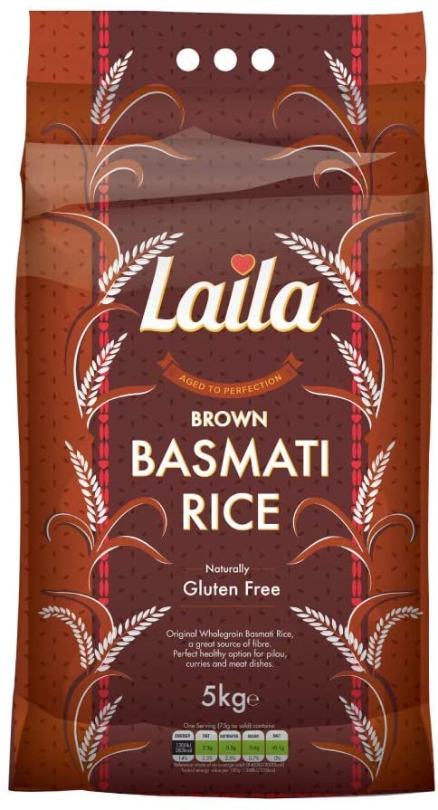 Laila Brown Basmati Rice 5kg