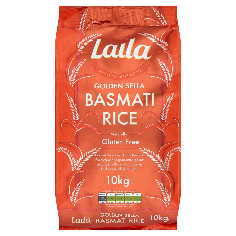 Laila Golden Sella Basmati Rice 10kg