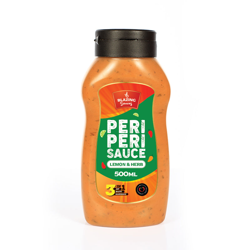 Blazing Lemon & Herb Peri Peri Sauce 500ml