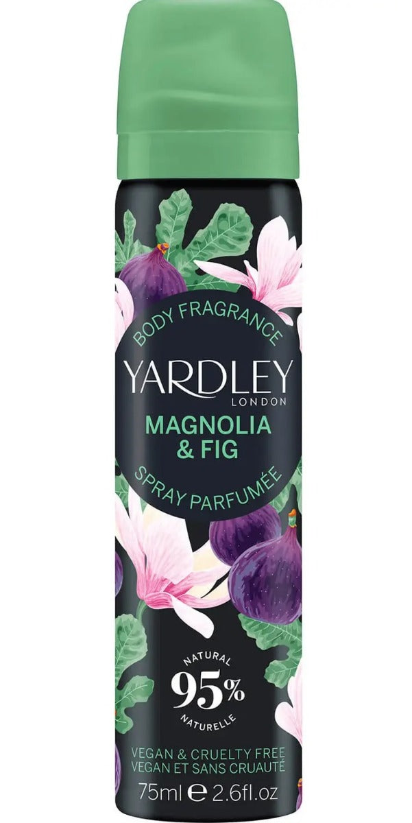 Yardley Magnolia & Fig Body Fragrance Spray 75ML