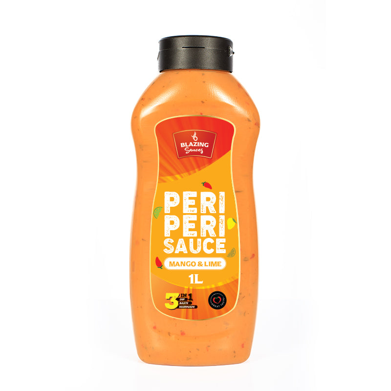 Blazing Peri Peri Sauce Mango & Lime 1Ltr