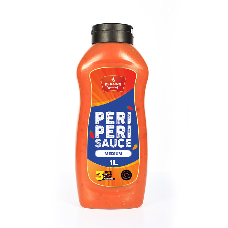 Blazing Medium Peri Peri Sauce 1Ltr