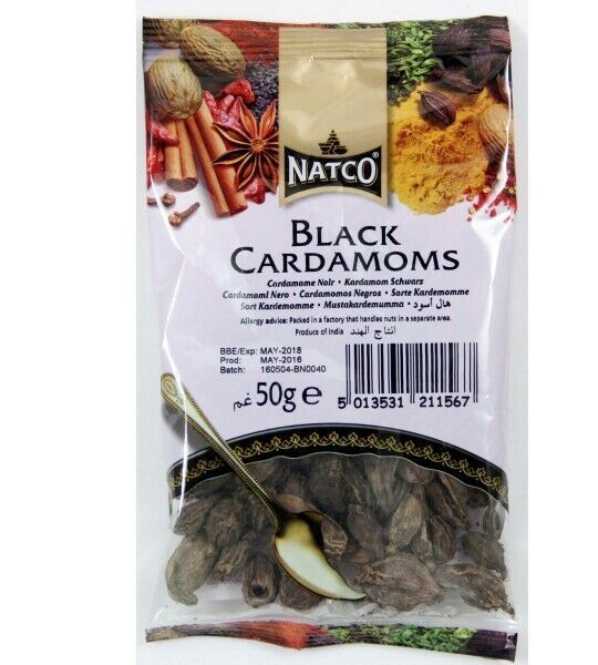 Natco Black Cardamoms 50g