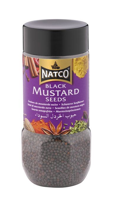 Natco Black Mustard Seeds (Jar) 100g