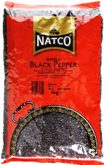 Natco Black Pepper (Whole) 1Kg