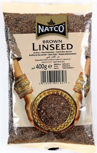 Natco Brown Lin (Alsi) Seeds 400g