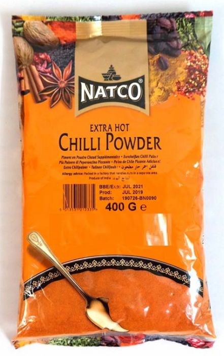 Natco Chilli Powder (Extra Hot) 400g