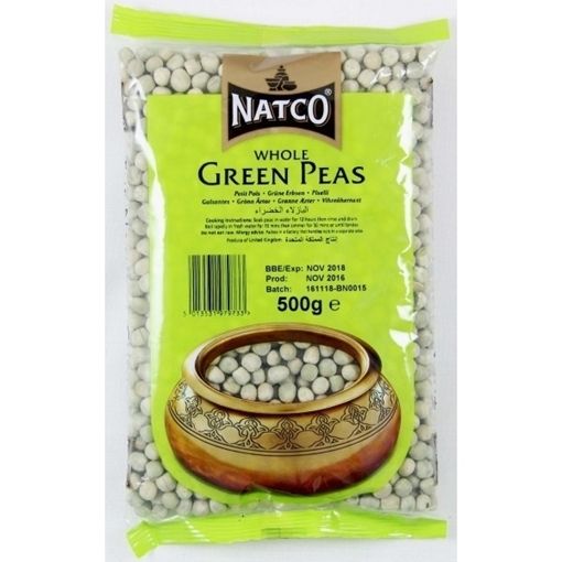 Natco Green Peas (Whole) 500g