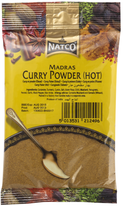 Natco Madras Curry Powder (Hot) 100g