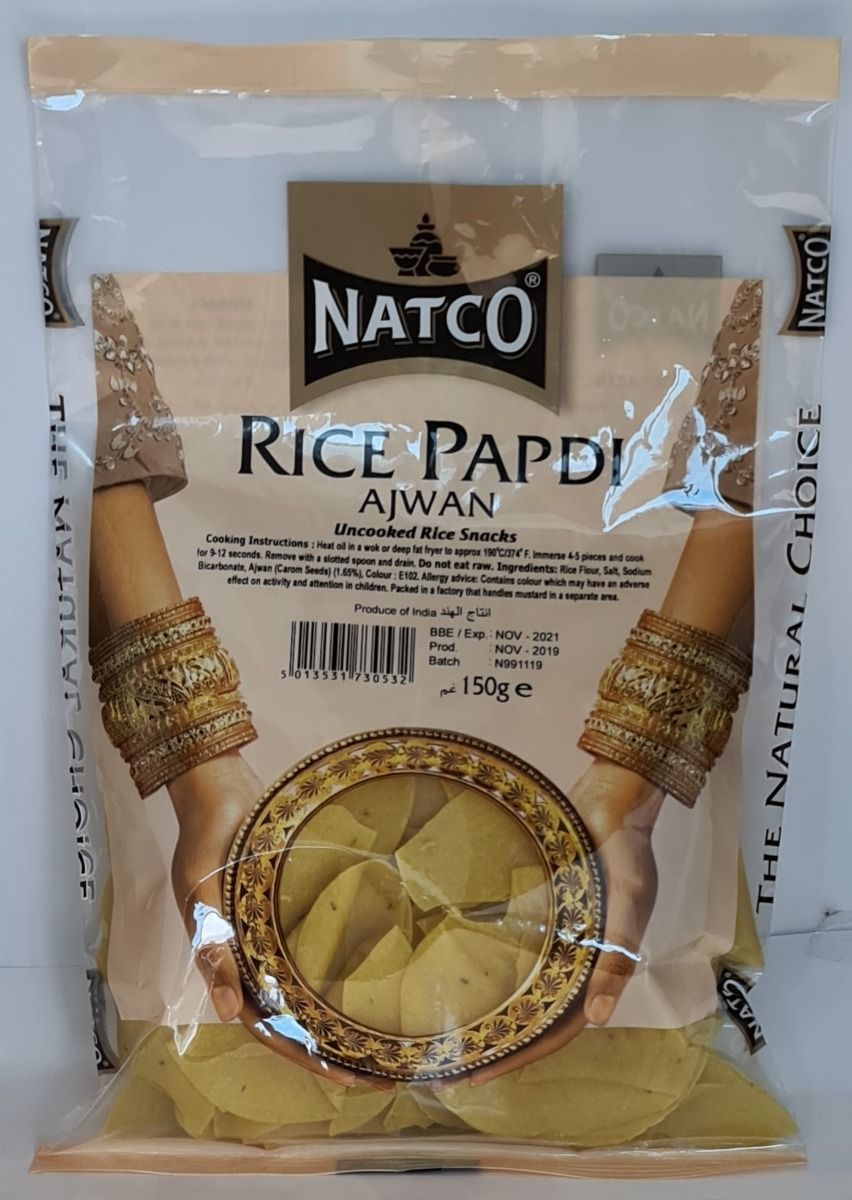 Natco Rice Papdi Ajwain 150g