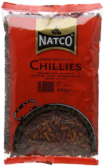 Natco Whole Bird Eye Chillies 400g