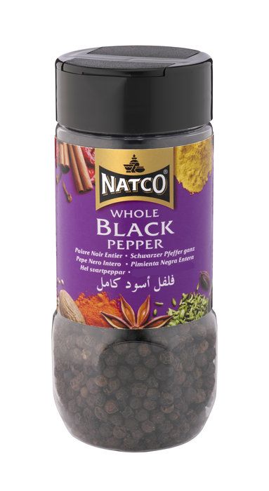 Natco Whole Black Pepper (Jar) 100g