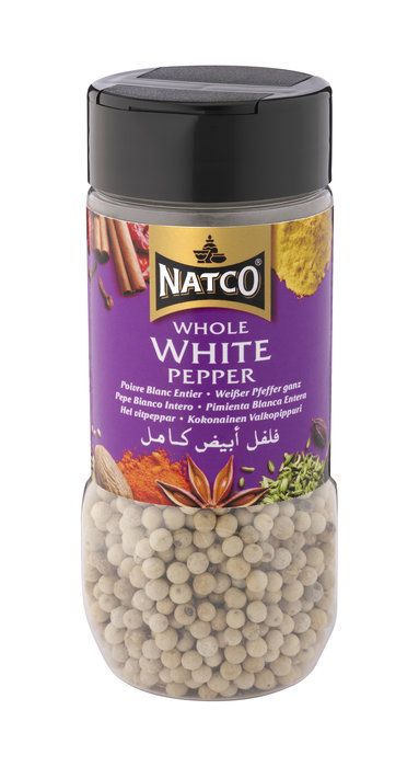 Natco Whole White Pepper (Jar) 100g