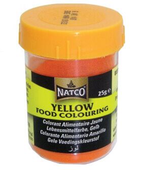 Natco Yellow Food Colour 25g