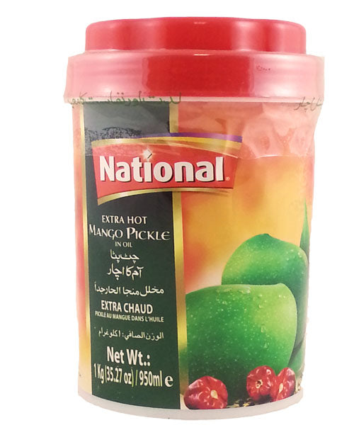 National Extra Hot Mango Pickle 1kg