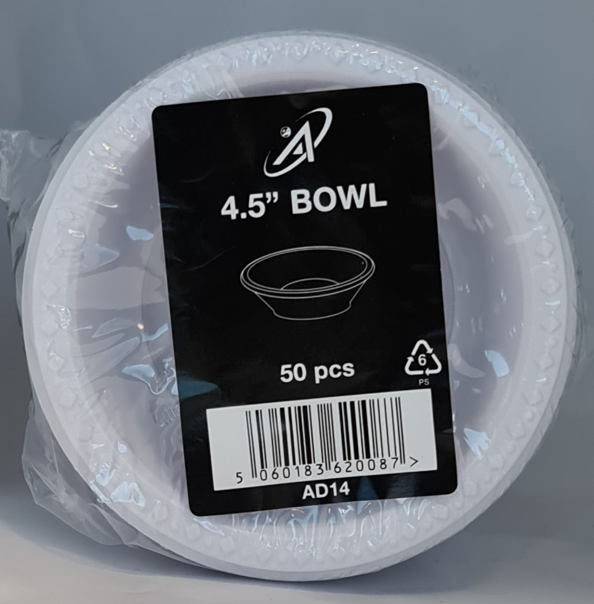 Plastic Bowl 4.5'' (50 Pcs)