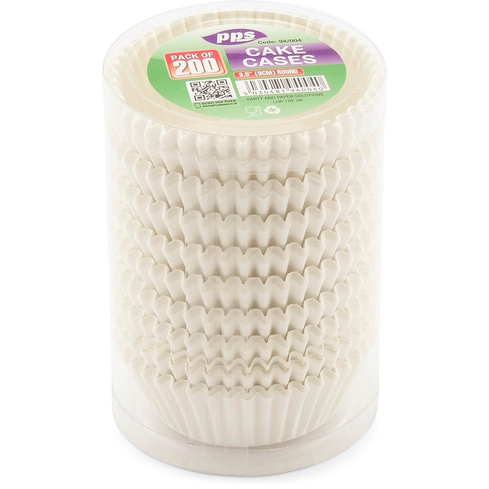 PPS Cake Cases 9cm Round (200 Pcs)