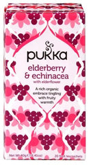 Pukka Elderberry & Echinacea 20 Tea Sachets 40g