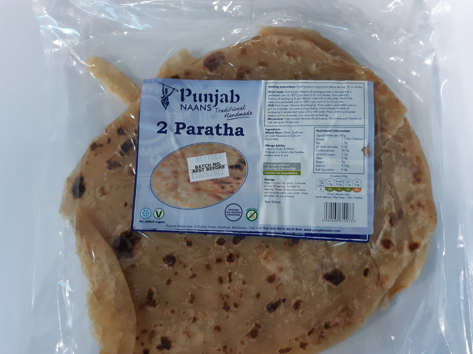 Punjab Naans 2 Paratha