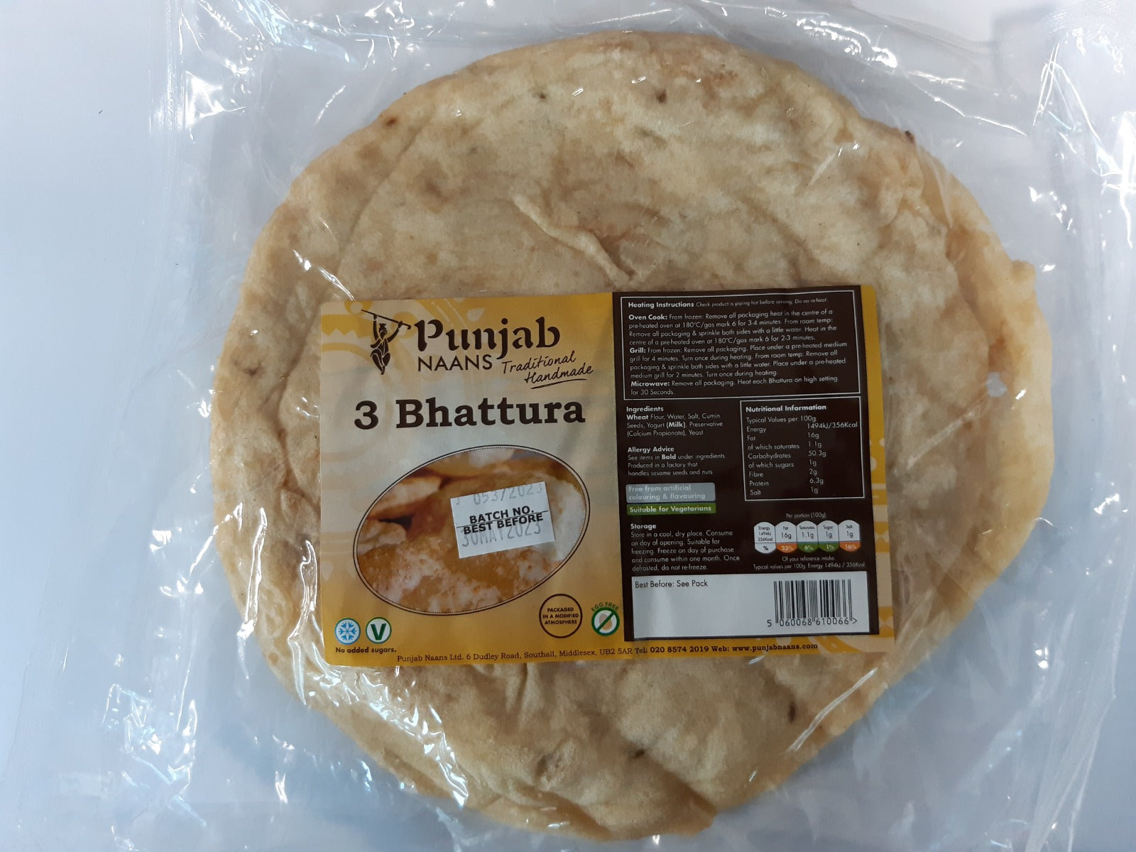 Punjab Naans 3 Bhattura