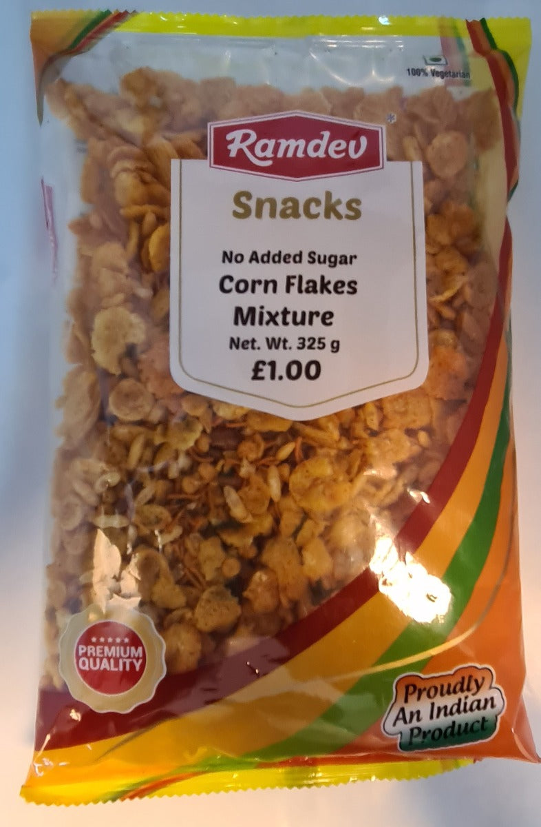 Ramdev Corn Flakes Mixture (No Added Sugar) 325g