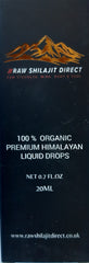 Raw Shilajit 100% Organic Liquid Drops 20ml